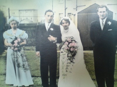 Gran & Papa Wedding photo