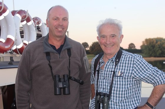 Chris with Roy Dennis Obe for conservation 