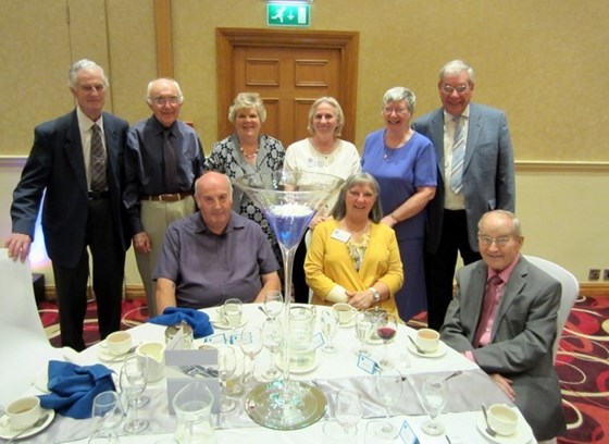 Barclays Pensioners Club with friends