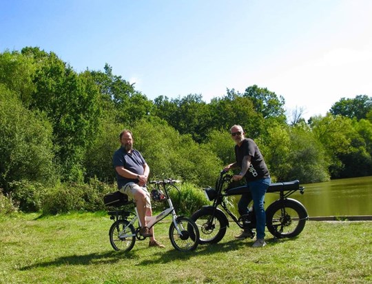 TOBY & I Epsom Stew pond 2019