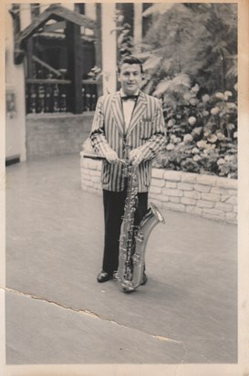 With Saxophone 1960s   FRONT COVER