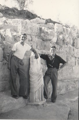 John Austin and John Libretto   Cyprus August 1954
