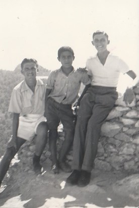 John Libretto, tour guide and John Austin   Cyprus August 1954