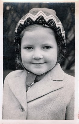 Sue as a young girl