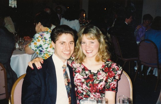 Gordon and Karen at a wedding