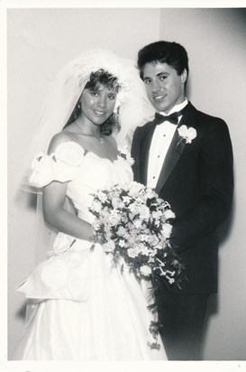 Karen and Gordon's wedding photo