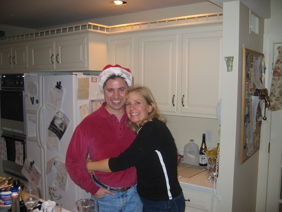 Gordon and Karen at Christmas