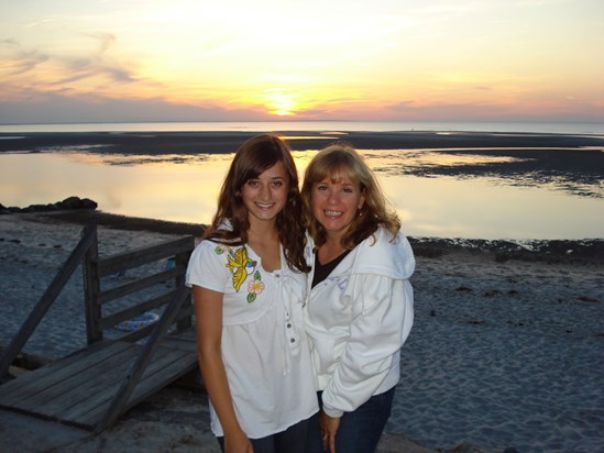 Courtney and Karen at Silver Sands