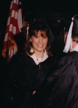 At her graduation