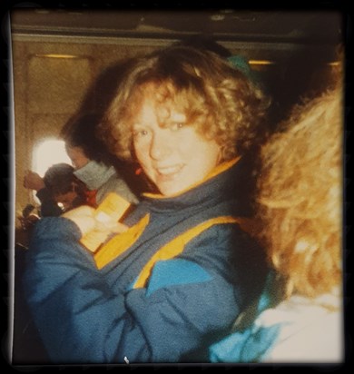 1985 -  On our way to Austria for our school ski-ing trip