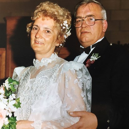 Granny & Pops, on their wedding day ❤️