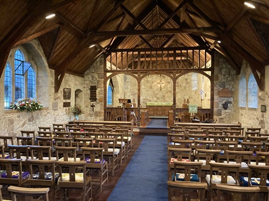 St. Agnes Church, interior view.