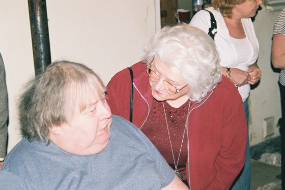 Mary talking to her brother Michael - 2013 05 25 CNV00023