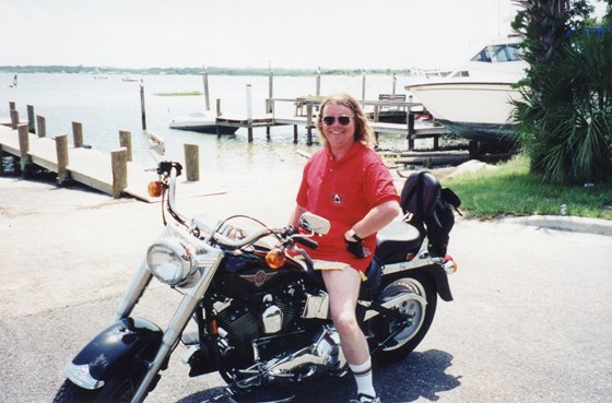 On a Harley in Florida