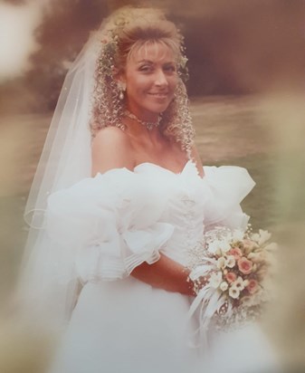 My mum on her wedding day 