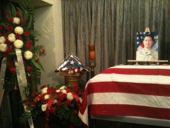 US Navy Commander Joel Tiu's Funeral Mass at Hollywood Forever Hollywood, CA on 10/20/12