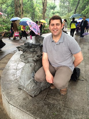 Phillip in China, April 2014