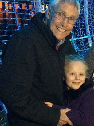 Grandad & Evie Christmas 2016