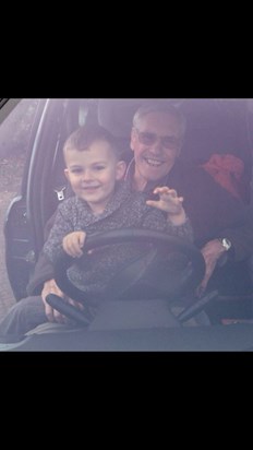 Driving with grandad xx