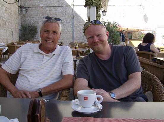 My favorite picture of a special relationship, me & my Father in Law, Dubrovnik 2007