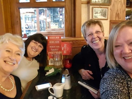 Our meal together before covid hit x we had a good catch up xx 