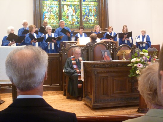 Chalmer's choir singing a Gaelic Blessing