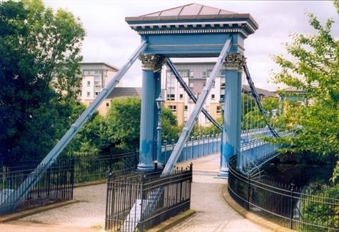 Footbridge at Glasgow Green
