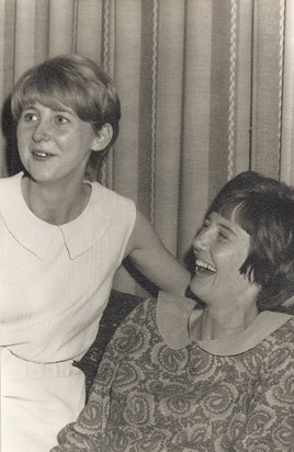 Linda (right) and Ruth