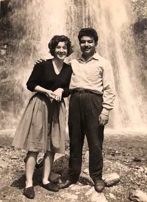 Abbas and wife Soraya in the mountains of Iran