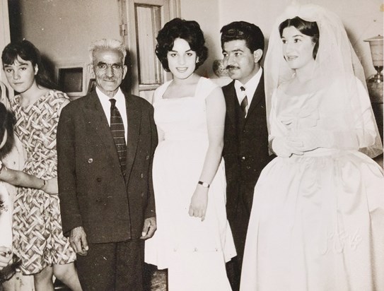 Abbas and Soraya's Wedding, also his sister Parvin, Father Mohammad, and cousin Heshmat