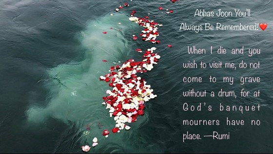 Farewell Abbas Joon!  Ceremony at Sea, June 22, 2020