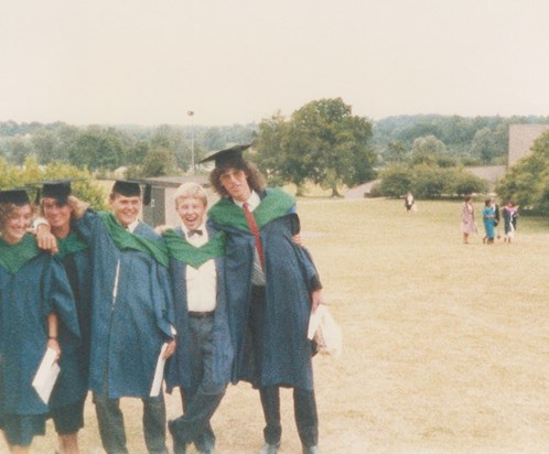 2 The maths crew graduation 1986