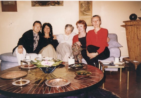 Maria with Ted, Angela, Diana and Stella