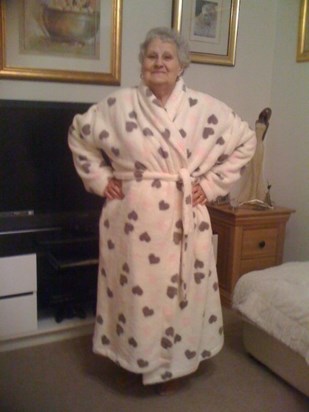 You loved your dressing gown didn’t you. xxx