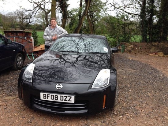Nick with his Nissan 350z