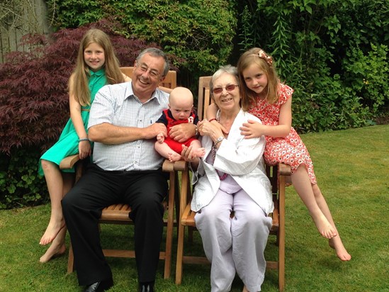 18. All grandchildren and dad