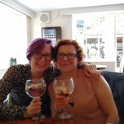 A drink with mum