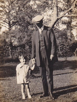 John with his father Ben, circa 1930 