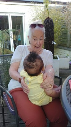 Nan & Great-Grandaughter Ella - Summer 2019