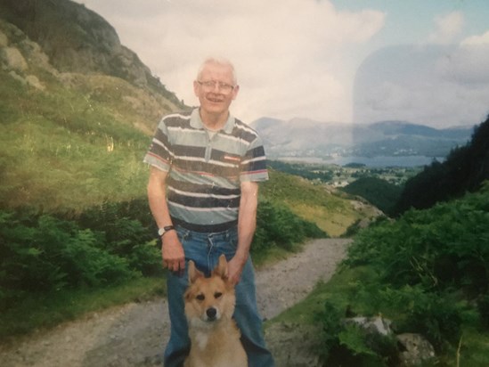 Dad & Sally in Borrowdale , his favourite Place