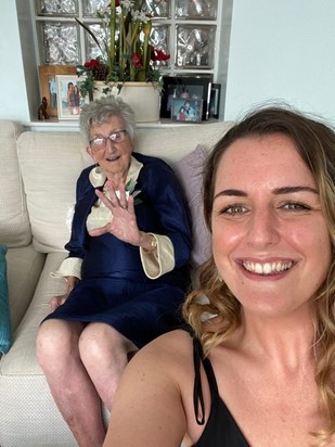 Laura and Grandma August 2020