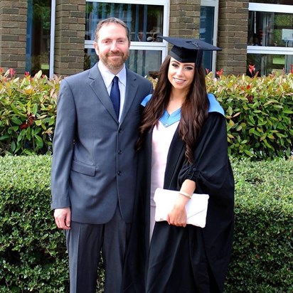 Me and Dad at my graduation 