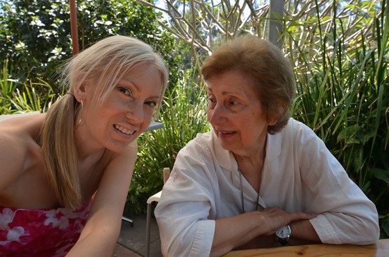 In the sub tropics with Lovely Mum!