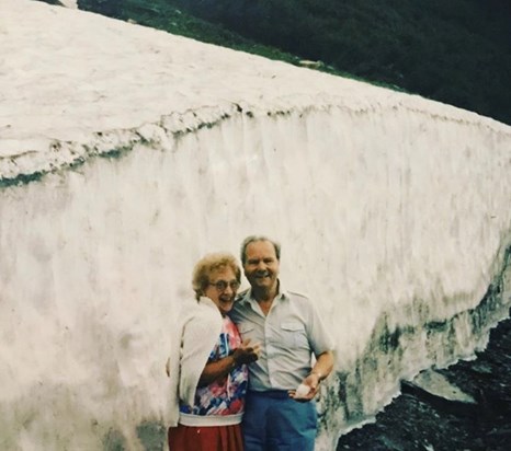 Grandma and Grandad in Alaska 