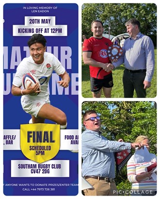 Southam Rugby Club, Rugby Sevens in memory of Len 20th May 2023