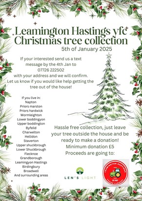 Xmas tree collection LH YFC 5/1/25