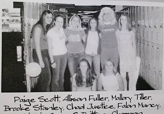 2004 Chad at Belfry High School. He is in the wig...lol