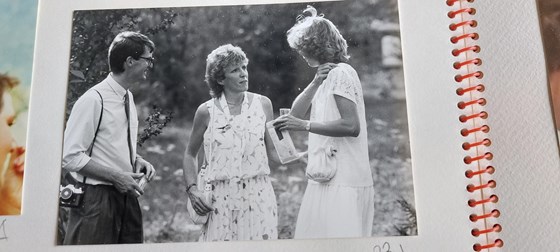 At our wedding in Samoëns on august 25 1985