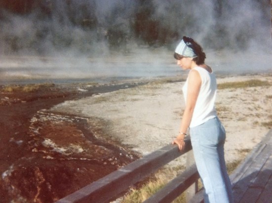 Yellowstone 1977. Miss you dearest sis
