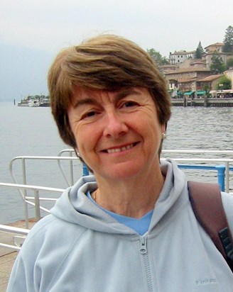 Sue at Lake Garda
